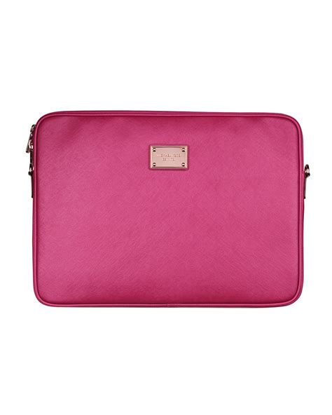 michael kors slim saffiano macbook pro sleeve 13|Michael Michael Kors Slim Saffiano Sleeve for MacBook Air.